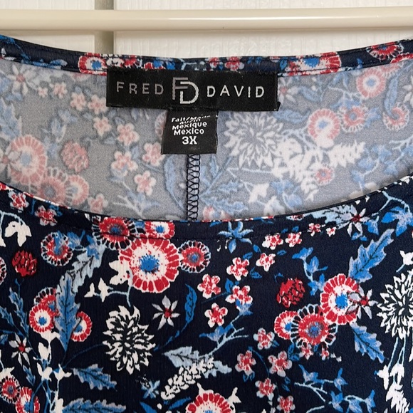 Flower blue dress - Picture 2 of 4